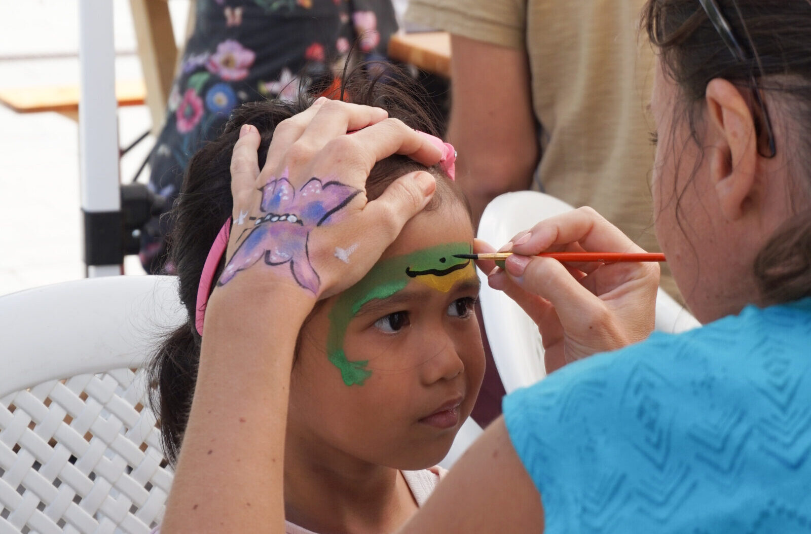 Életút fesztivál kreatív gyerekprogramok - arcfestés